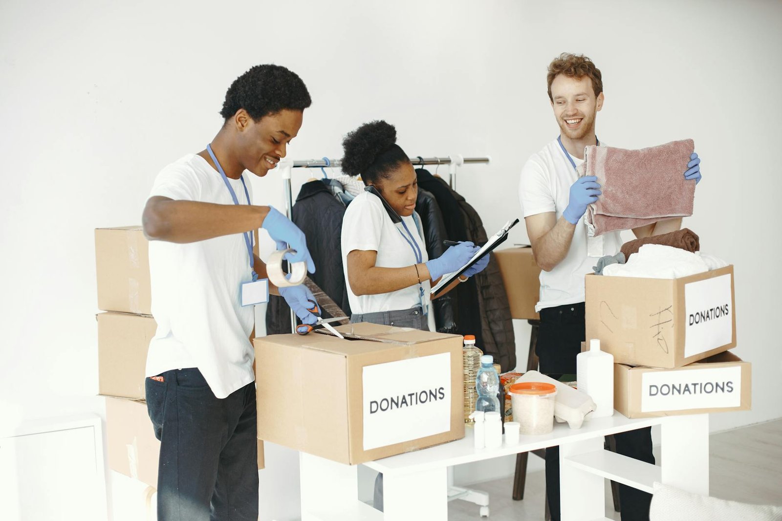 Volunteers working together for the foundation's mission